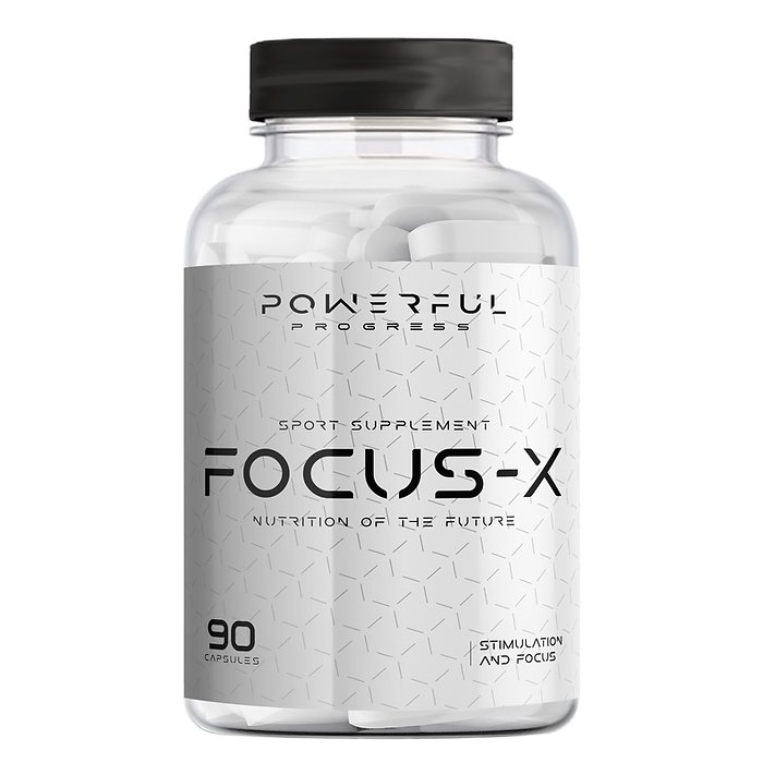 Натуральная добавка Powerful Progress Focus-X, 90 капсул,  ml, Powerful Progress. Natural Products. General Health 