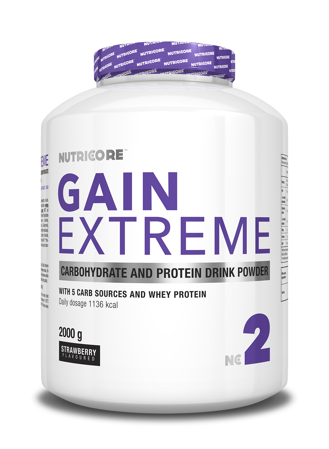 Gain Extreme, 2000 g, Nutricore. Gainer. Mass Gain Energy & Endurance स्वास्थ्य लाभ 