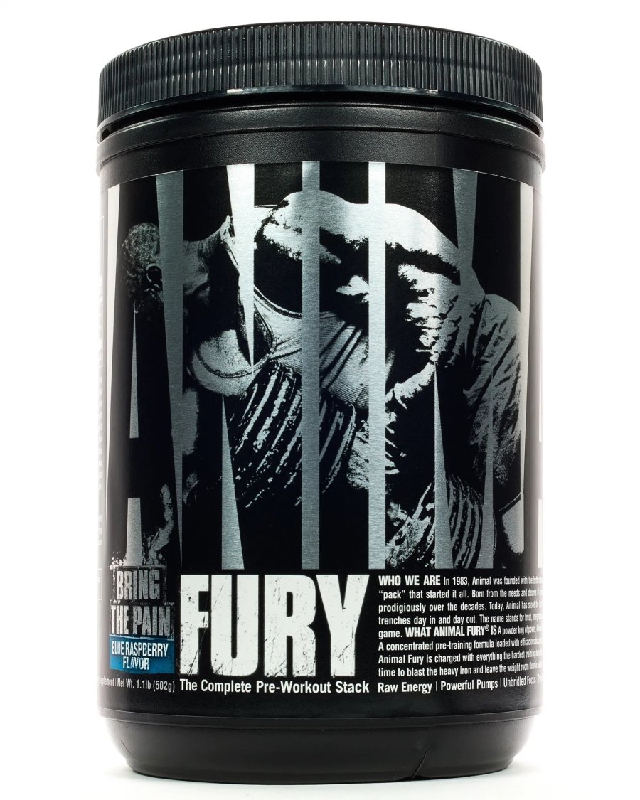 Предтренировочный комплекс Universal Animal Fury, 30 порций Ежевика (502 грамма),  ml, Universal Nutrition. Pre Workout. Energy & Endurance 