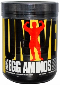100% Egg Aminos, 250 шт, Universal Nutrition. Аминокислотные комплексы. 
