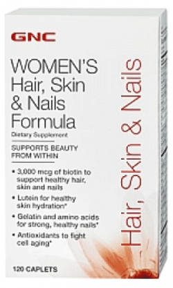 GNC Hair, Skin & Nails Formula, , 120 piezas