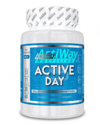 Active Day, 60 piezas, ActiWay Nutrition. Complejos vitaminas y minerales. General Health Immunity enhancement 