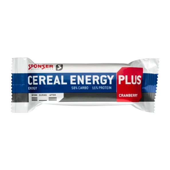 Cereal Energy Plus, 40 g, Sponser. Bar. 