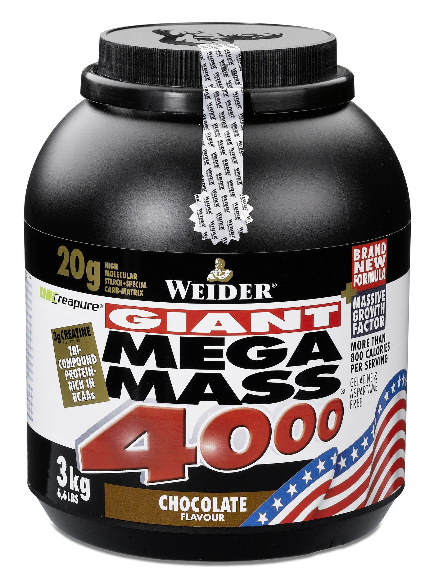 Mega Mass 4000, 3000 g, Weider. Gainer. Mass Gain Energy & Endurance recovery 