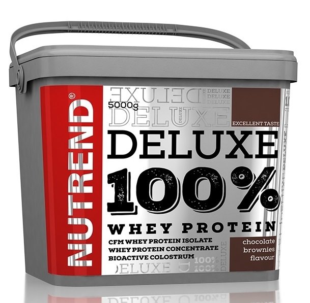 Deluxe 100% Whey Protein, 5000 г, Nutrend. Комплекс сывороточных протеинов. 