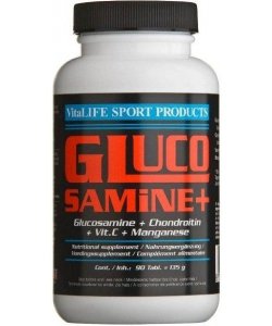 Glucosamine+, 90 pcs, VitaLIFE. Glucosamine Chondroitin. General Health Ligament and Joint strengthening 
