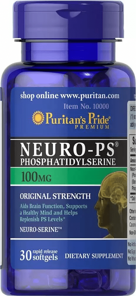 Puritan's Pride Puritan's Pride Neuro-PS (Phosphatidylserine) 100 mg 30 Softgels, , 30 шт.
