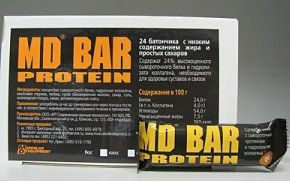 MD Protein Bar с коллагеном, 50 g, MD. Bares. 