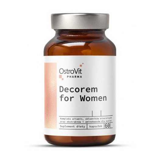Витамины для женщин OstroVit Decorem for Women 60 капсул,  мл, OstroVit. Витамины и минералы. Поддержание здоровья Укрепление иммунитета 