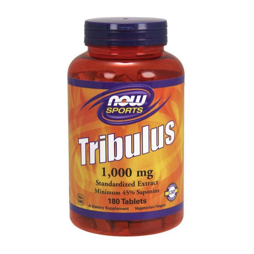 Трибулус террестрис Now Foods Tribulus 1000 mg (180 таб) нау фудс,  мл, Now. Трибулус. Поддержание здоровья Повышение либидо Повышение тестостерона Aнаболические свойства 