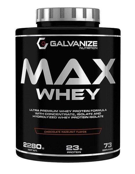 Galvanize Chrome Сывороточный протеин концентрат Galvanize Nutrition Max Whey 2280 грамм Шоколад орех, , 