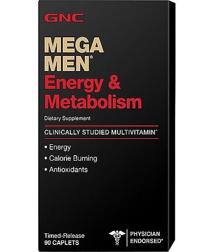 Mega Men Energy & Metabolism, 90 pcs, GNC. Vitamin Mineral Complex. General Health Immunity enhancement 