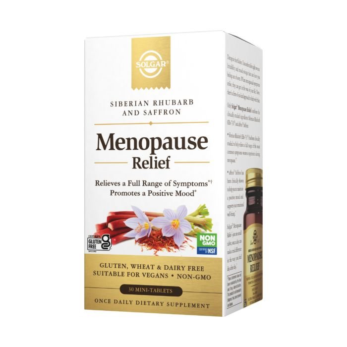 Натуральная добавка Solgar Menopause Relief, 30 мини таблеток,  мл, Solgar. Hатуральные продукты. Поддержание здоровья 