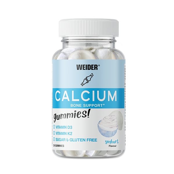 Витамины и минералы Weider Calcium, 36 желеек Йогурт,  ml, Weider. Vitamins and minerals. General Health Immunity enhancement 