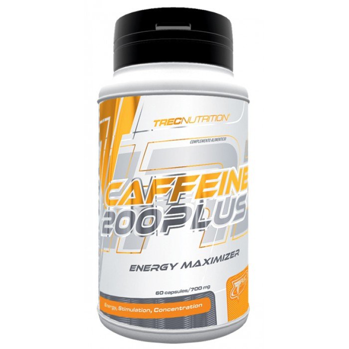 Caffeine 200 Plus, 60 шт, Trec Nutrition. Кофеин. Энергия и выносливость Увеличение силы 