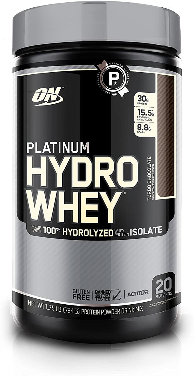 Сывороточный протеин гидролизат Optimum Nutrition Platinum Hydro Whey (795 г)  платинум вей  шоколад,  мл, Optimum Nutrition. Сывороточный гидролизат. Сухая мышечная масса Снижение веса Восстановление Антикатаболические свойства 