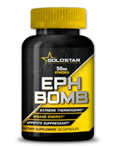 EPH Bomb, 60 piezas, Gold Star. Quemador de grasa. Weight Loss Fat burning 