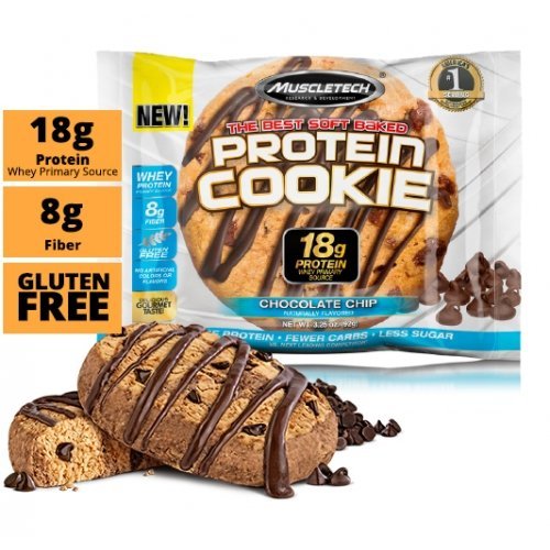 Protein Cookie, 92 g, MuscleTech. Sustitución de comidas. 