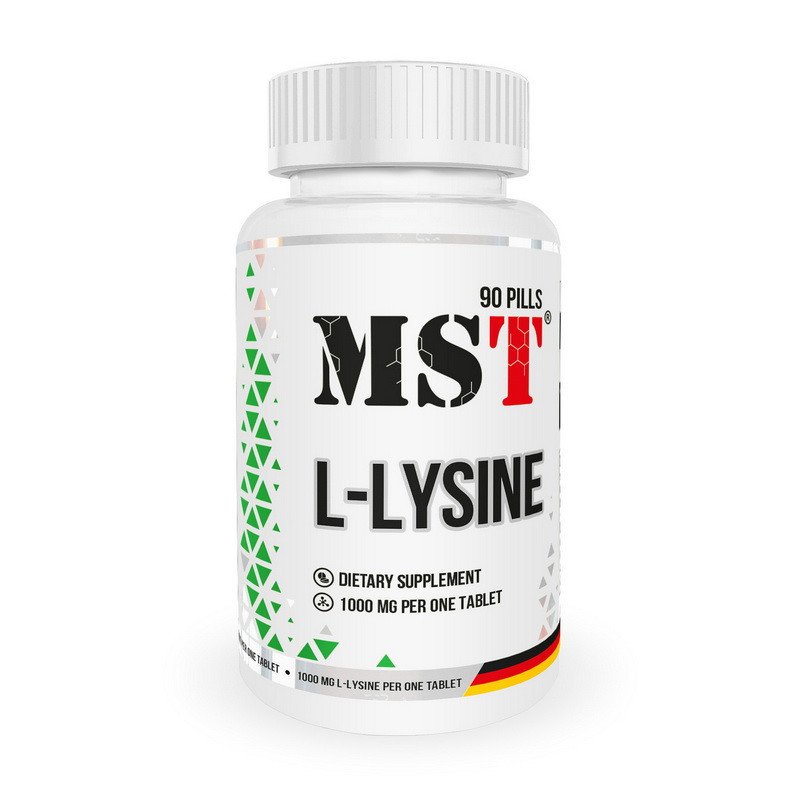 MST Nutrition Лизин MST L-Lysine 1000 mg 90 таблеток, , 