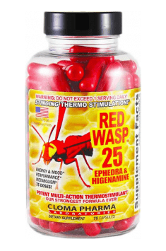 Red Wasp Cloma Pharma 75 caps,  мл, Cloma Pharma. Жиросжигатель. Снижение веса Сжигание жира 