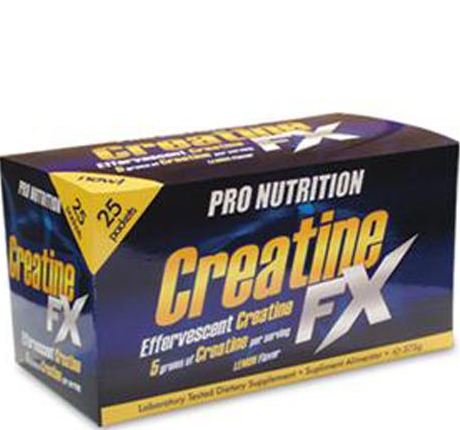 Creatine FX, 20 piezas, Pro Nutrition. Monohidrato de creatina. Mass Gain Energy & Endurance Strength enhancement 