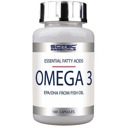Жирные кислоты Scitec Omega 3, 100 капсул,  ml, Scitec Nutrition. Omega 3 (Fish Oil). General Health Ligament and Joint strengthening Skin health CVD Prevention Anti-inflammatory properties 