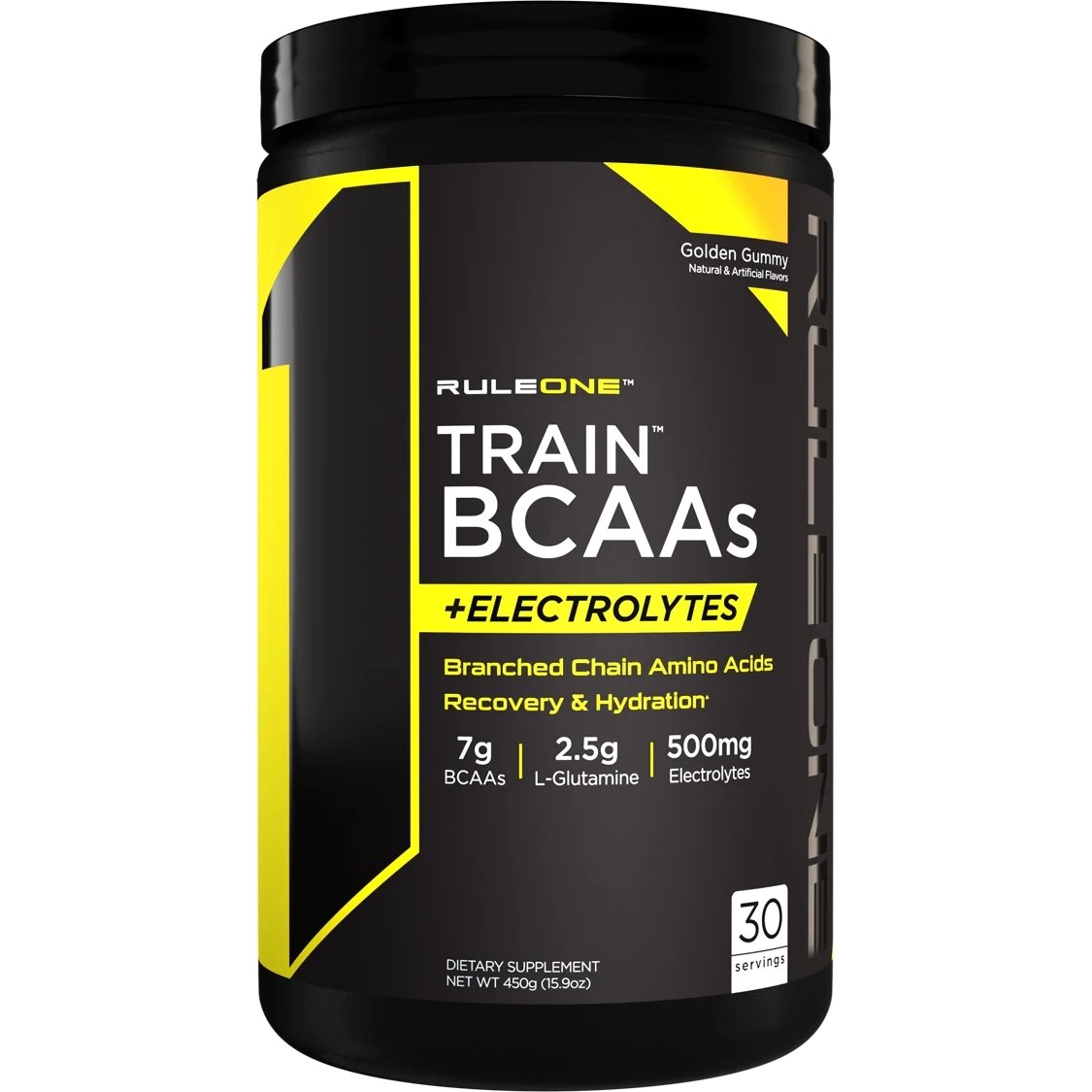 Аминокислота BCAA Rule 1 Train BCAAs + Electrolytes, 450 грамм Желейные конфеты,  мл, Rule One Proteins. BCAA. Снижение веса Восстановление Антикатаболические свойства Сухая мышечная масса 