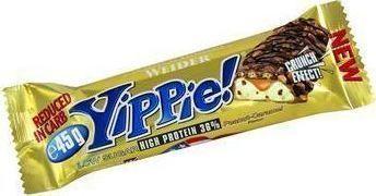 Weider Протеиновый батончик Weider Yippie! 45 грамм Орех нуга, , 