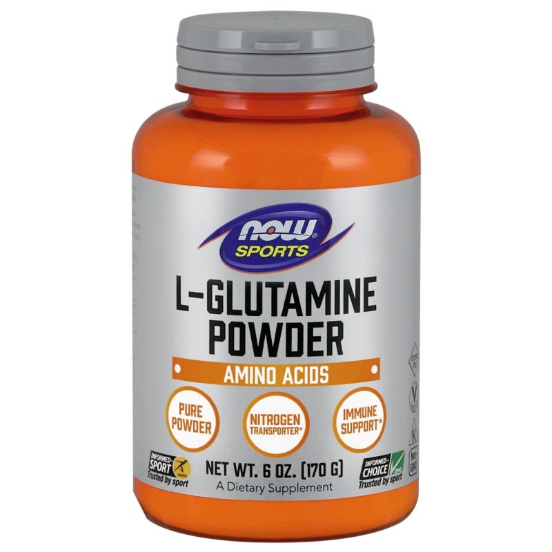 Now Аминокислота NOW Sports L-Glutamine Powder, 170 грамм, , 170 