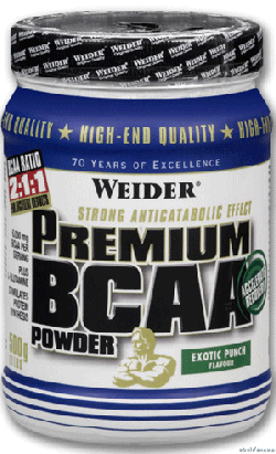 Premium BCAA, 500 g, Weider. BCAA. Weight Loss recuperación Anti-catabolic properties Lean muscle mass 