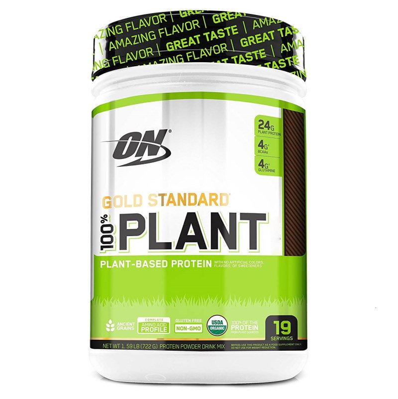 Протеин Optimum Gold Standard 100% Plant, 700 грамм Шоколад (722 грамм),  ml, Optimum Nutrition. Protein. Mass Gain recovery Anti-catabolic properties 