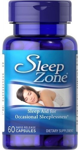 Puritans Pride  Sleep Zone 60 шт. / 60 servings,  ml, Puritan's Pride. Melatoninum. Improving sleep recovery Immunity enhancement General Health 