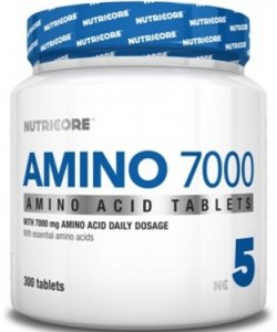 Amino 7000, 300 pcs, Nutricore. Amino acid complex. 