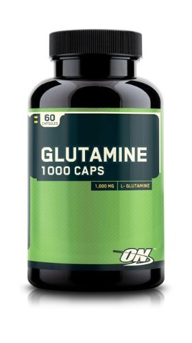 Glutamine 1000 Caps, 60 шт, Optimum Nutrition. Глютамин. Набор массы Восстановление Антикатаболические свойства 