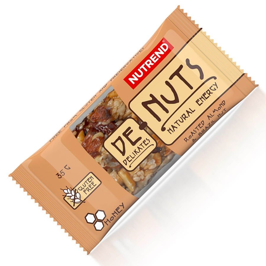 Nutrend Батончик Nutrend DeNuts, 35 грамм, жареный миндаль-бразильский орех, , 35 