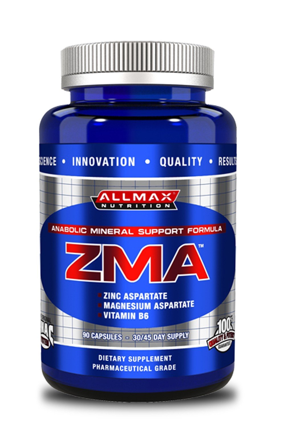 ZMA, 90 шт, AllMax. ZMA (Цинк, Магний и B6),ZMA. Поддержание здоровья Повышение тестостерона 