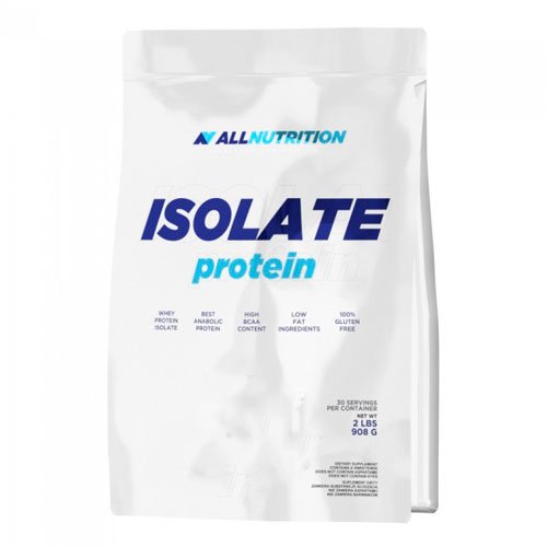 AllNutrition Isolate Protein 908 г Молочный шоколад,  мл, AllNutrition. Сывороточный изолят. Сухая мышечная масса Снижение веса Восстановление Антикатаболические свойства 