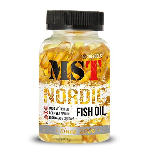 Жирные кислоты MST Nordic Fish Oil, 90 капсул,  ml, MST Nutrition. Fats. General Health 