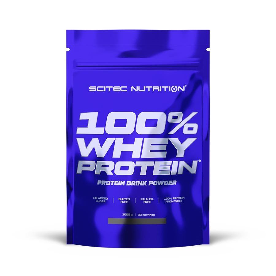 Протеин Scitec 100% Whey Protein, 1 кг Шоколад,  ml, Scitec Nutrition. Proteína. Mass Gain recuperación Anti-catabolic properties 