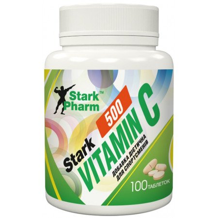 Витамины и минералы Stark Pharm Stark Vitamin C 500 mg, 100 таблеток,  мл, Stark Pharm. Витамины и минералы. Поддержание здоровья Укрепление иммунитета 