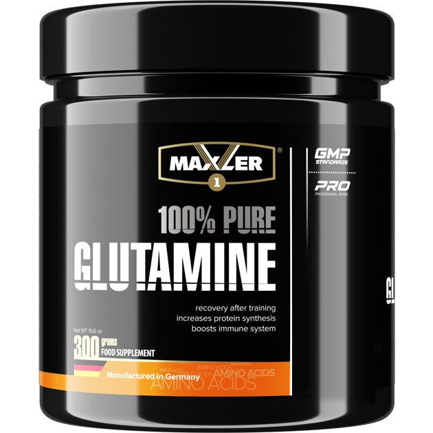 Аминокислота Maxler Glutamine, 300 грамм Натуральный,  ml, Made By Nature. Aminoácidos. 
