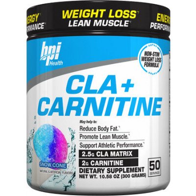 CLA + Carnitine, 300 g, BPi Sports. Fat Burner. Weight Loss Fat burning 