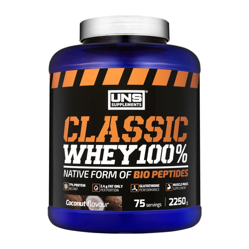 Classic Whey 100%, 2250 g, UNS. Whey Concentrate. Mass Gain recovery Anti-catabolic properties 