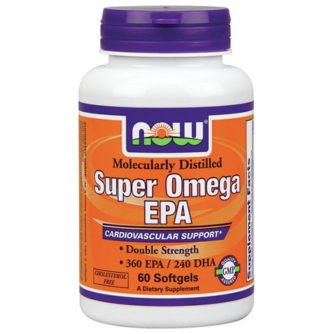 Super Omega EPA, 60 piezas, Now. Omega 3 (Aceite de pescado). General Health Ligament and Joint strengthening Skin health CVD Prevention Anti-inflammatory properties 