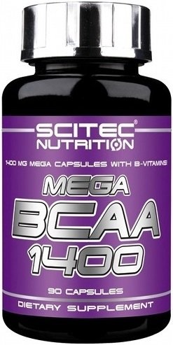 Mega BCAA 1400, 90 pcs, Scitec Nutrition. BCAA. Weight Loss recovery Anti-catabolic properties Lean muscle mass 