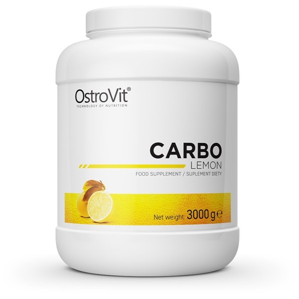 Гейнер OstroVit Carbo, 3 кг Лимон,  ml, OstroVit. Ganadores. Mass Gain Energy & Endurance recuperación 