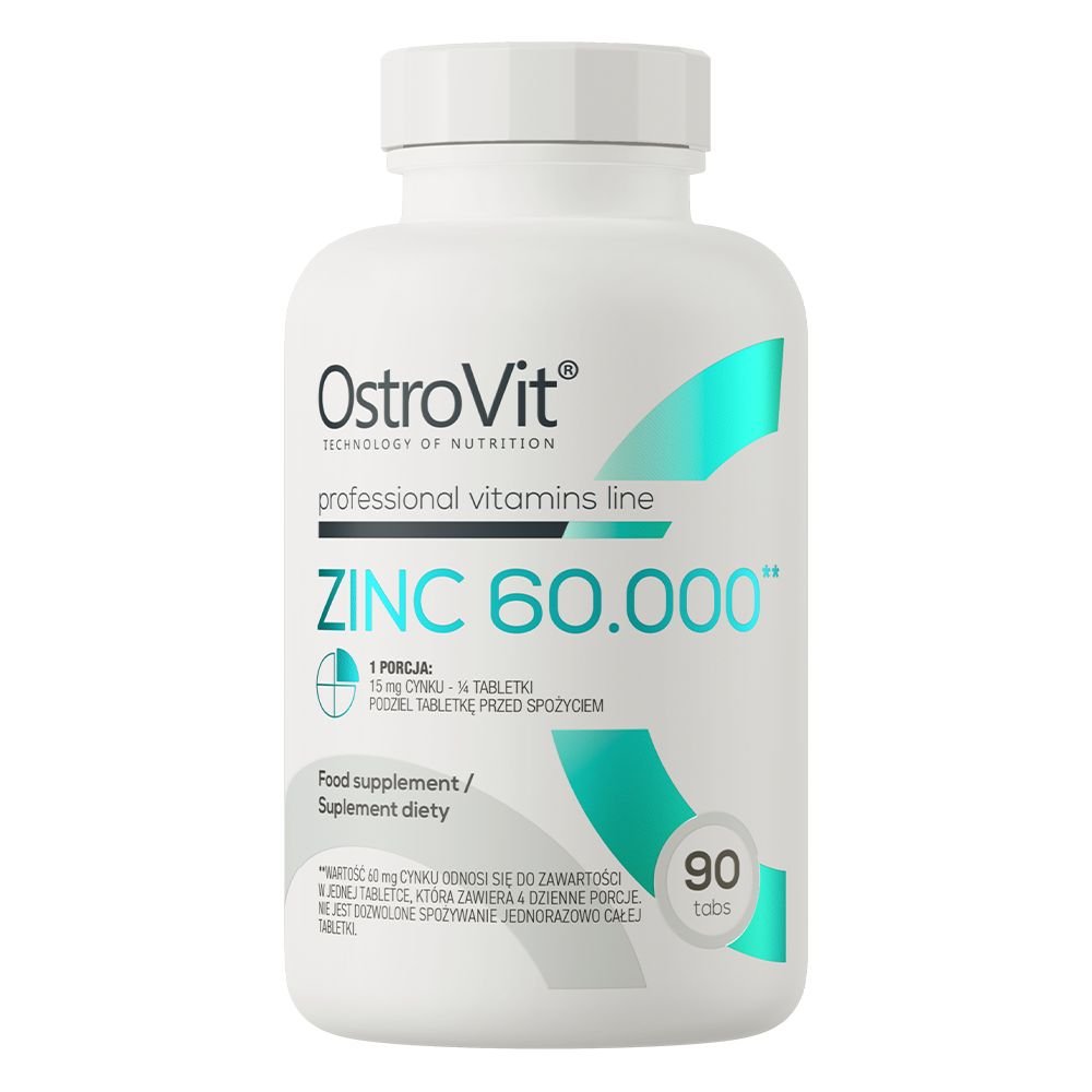 OstroVit Витамины и минералы OstroVit Zinc 60.000, 90 таблеток, , 