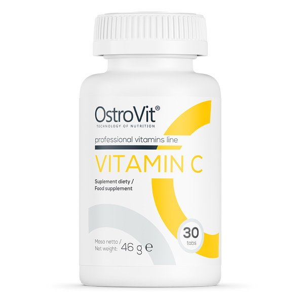 Витамины и минералы OstroVit Vitamin C, 30 таблеток,  ml, OstroVit. Vitamin C. General Health Immunity enhancement 