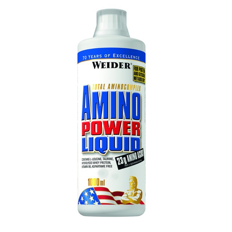 Аминокислота Weider Amino Power Liquid, 1 литр Энерджи,  мл, Weider. Аминокислоты. 