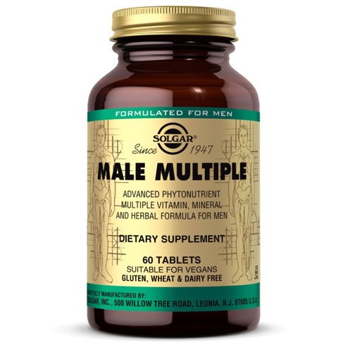Solgar Male Multiple 60 таб Без вкуса,  ml, Solgar. Vitamins and minerals. General Health Immunity enhancement 